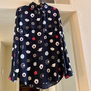 Equipment 100% silk blouse